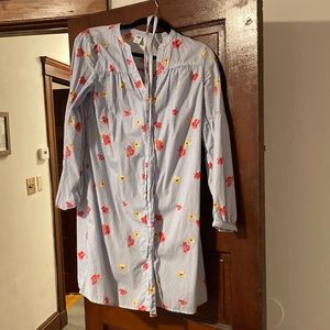 Old navy shirt dress with tie